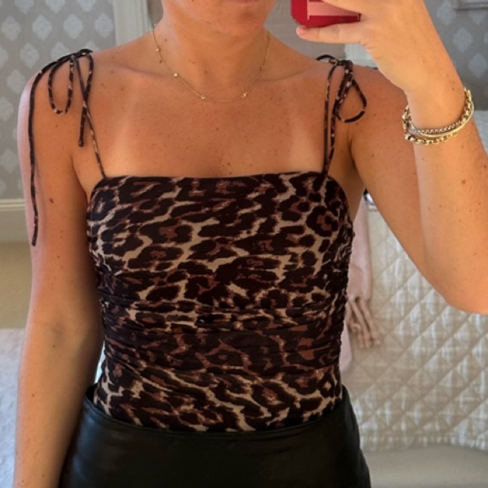 Princess Polly Leopard Print Bodysuit